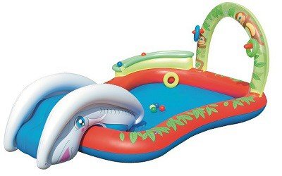 Playcenter met waterglijbaan