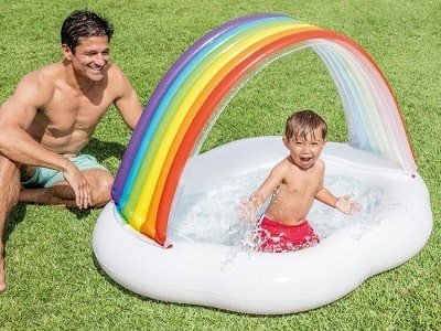 Regenboog babyzwembad