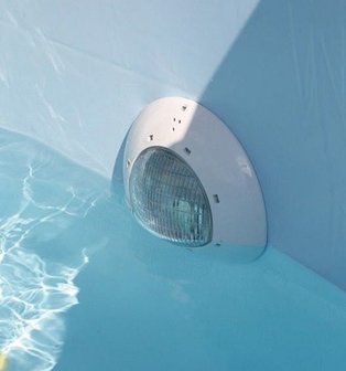 Witte LED lamp voor inbouwzwembad