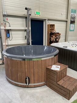 Houtgestookte hottub