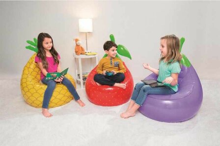 Kinder lounge stoel fruit