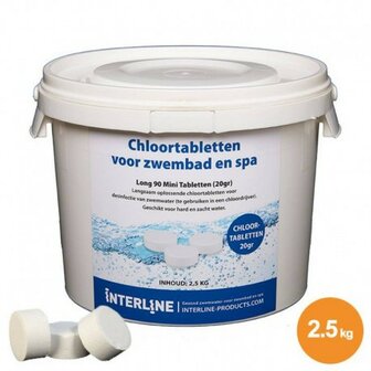 Zwembad chloor tabletten interline