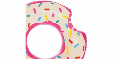 Opblaasbare donut roze