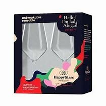 Wijnglas Lady Abigail (set van 2) - Onbreekbaar plastic