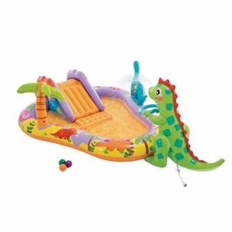 Intex Dino Park Speelcentrum &ndash; Opblaasbaar Waterparadijs voor Kinderen