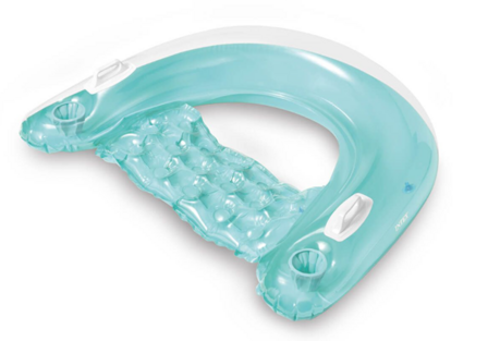 Intex Sit &#039;n Float &ndash; Opblaasbare Drijfstoel in Roze of Blauw