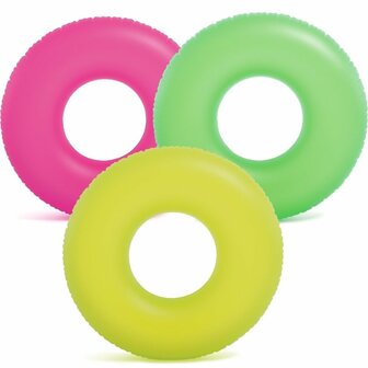 Intex Neon Frost Zwemband &ndash; Opblaasbare Zwemring &Oslash; 91 cm