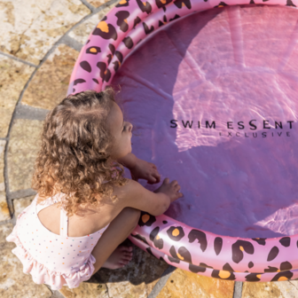 Zwembad panterprint rosegoud - 100cm doorsnee