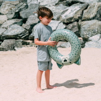 Zwemband 55cm animal groen panterprint