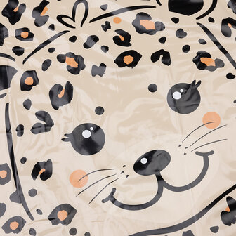 Sproeimat - Beige Leopard