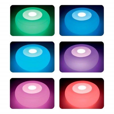 Lichtgevende poef is een echte sfeermaker!