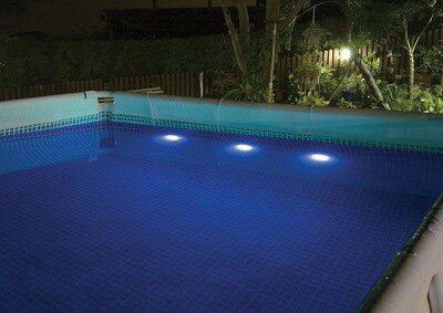 Zwembad lamp voor opzetzwembaden
