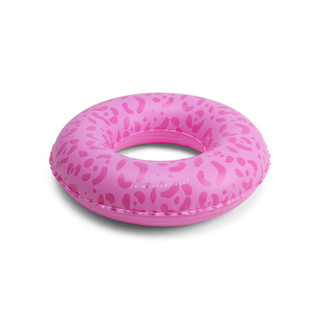 Zwemband 55 cm roze panterprint