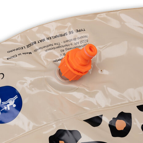 Sproeimat - Beige Leopard