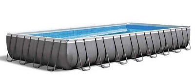 radioactiviteit bonen activering Grootste opzetzwembad. Intex Ultra Frame pool.