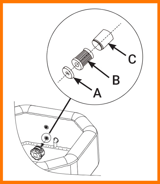 Spa filter instructie