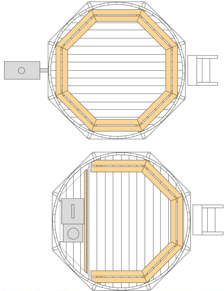 Schematische tekening goedkope hottub