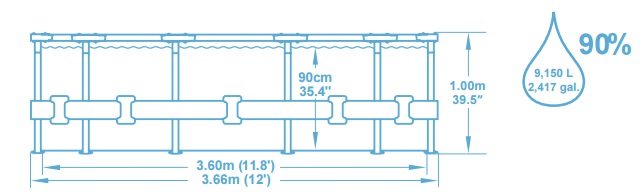 Tekening rattan power steel