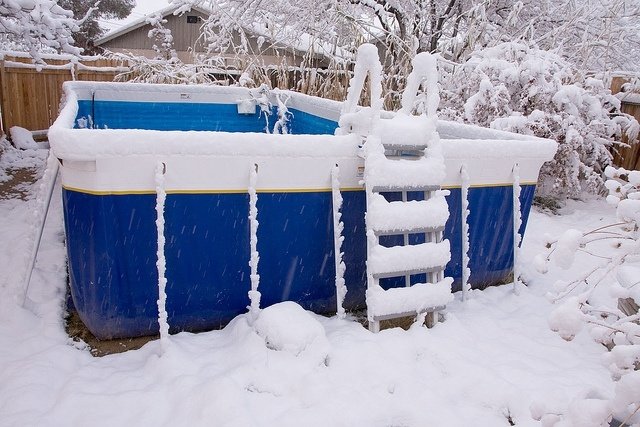 Het winterklaar maken Intex zwembad