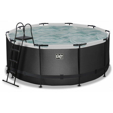 EXIT Frame pool Black Leather style