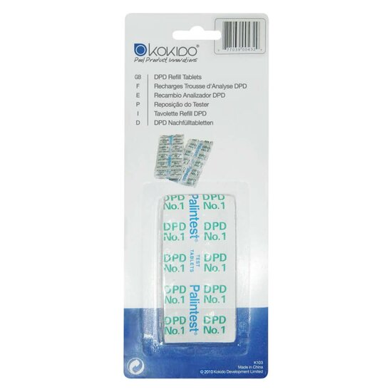 Navultabletten DPD test kit