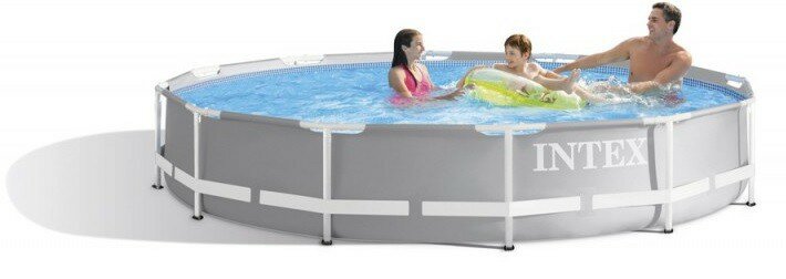 Piscine gonflable ronde 457 x 107 rotin - BESTWAY - OOGarden